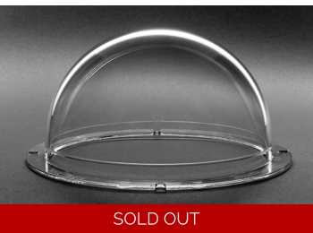 4.0" Clear Acrylic CCTV Dome